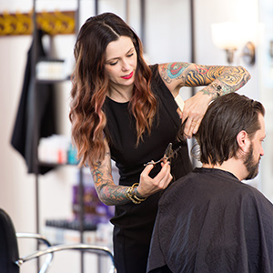 Cece Cutting Hair